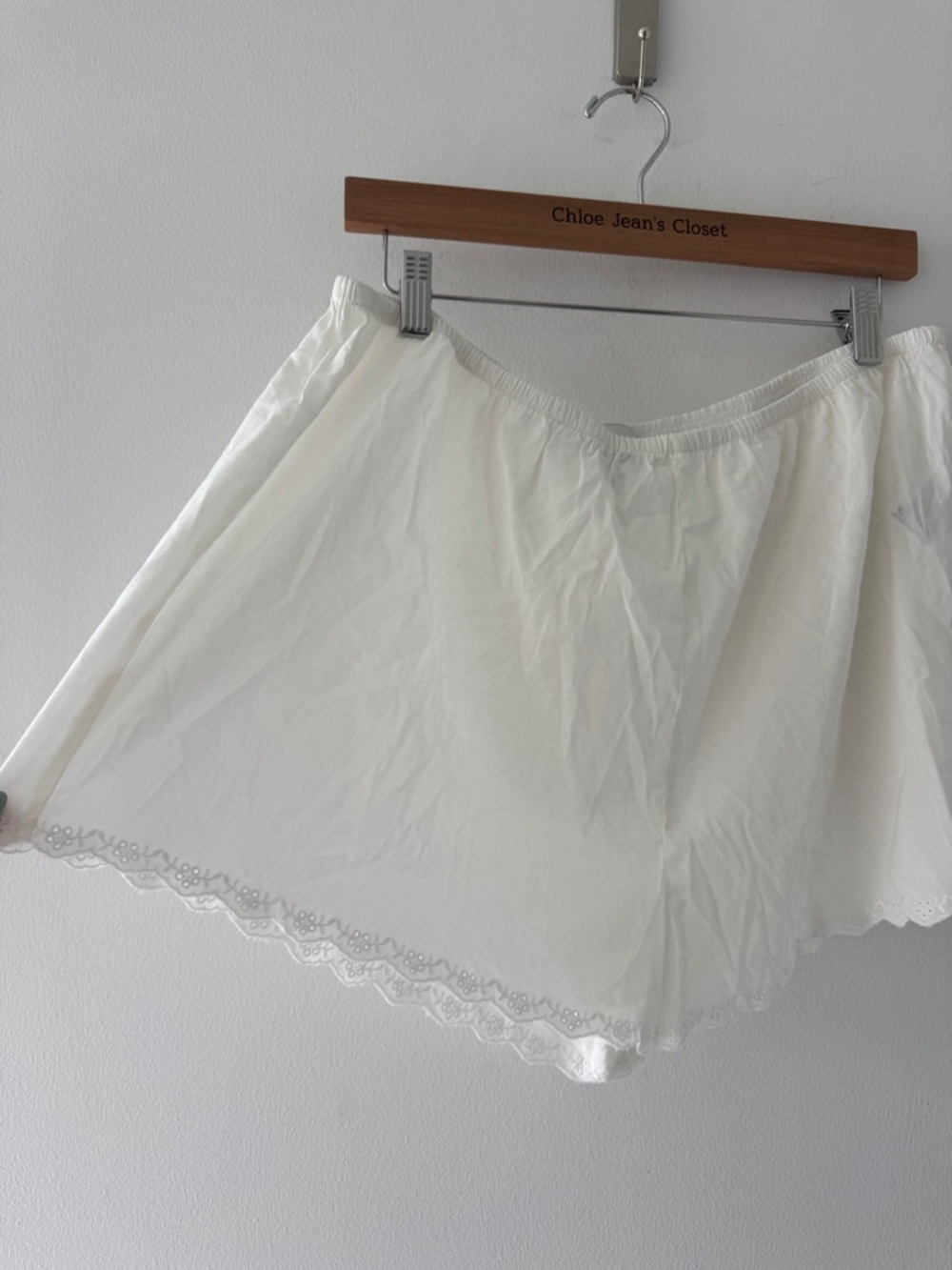 REFORMATION Hazel Pajama Set in White - Picture 7 of 9